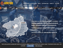 Tablet Screenshot of kovo-sds.cz